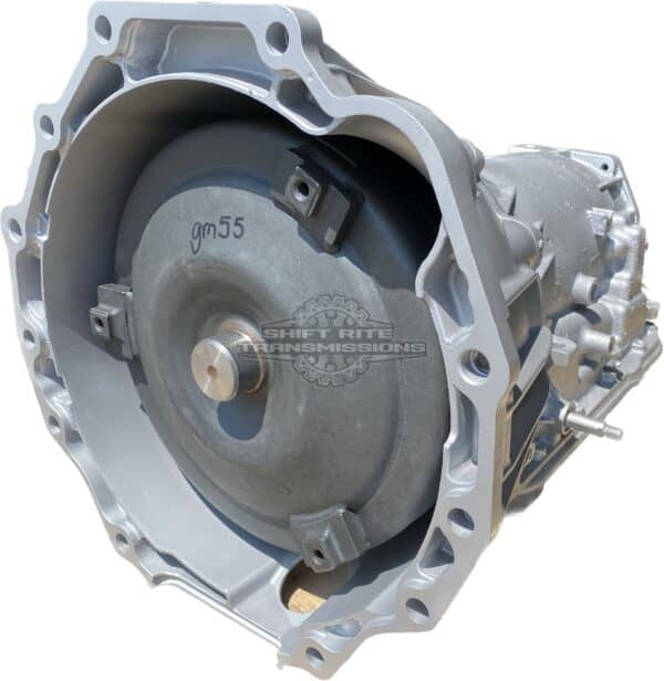 Automatic car transmission displayed on white background.