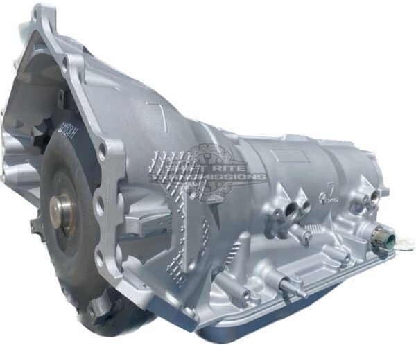 Car transmission close-up with metal casing